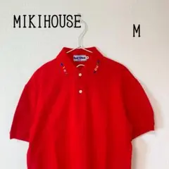 ミキハウス　MIKIHOUSE ポロシャツ　レトロ　レディース　メンズ　M