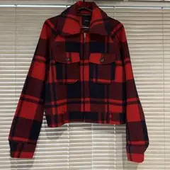チェック柄アウター