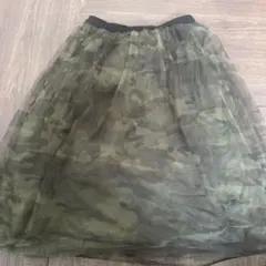 DRESSLAVE 迷彩柄チュールスカート サイズ38 ドレスレイブのサムネイル