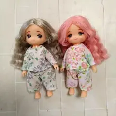 ミキちゃんマキちゃん　パジャマセット（花柄）