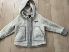 Patagonia フリースジャケット レトロパイルジャケット　2T フード付き