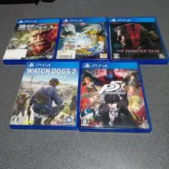 PS4ソフト 進撃の巨人 NARUTO 他 5本セット