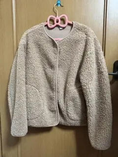 UNIQLO ベージュ ボアジャケット L