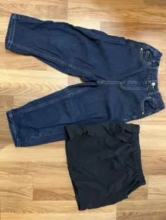 キッズ 120 130 まとめ売り GU バレルレッグ UNIQLO スカート