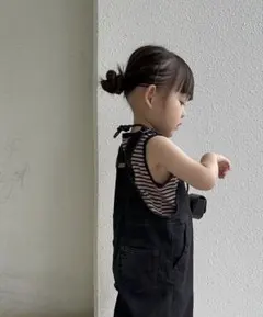 ボーダータンク タンクトップ ノースリーブ