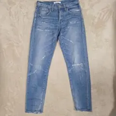 MOUSSY Rebirth スキニー デニム ダメージ加工 24インチ
