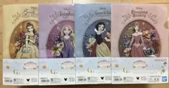 プリンセス一番くじ　クリアファイル4セット