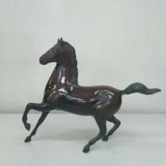 馬の置物　　茶