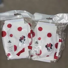ミニーマウス　マスク　リボン　2個セット