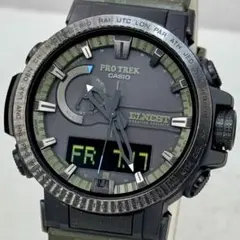 極美品 PROTREK PRW-60ECA 電波ソーラー ブラック 限定モデルのサムネイル
