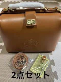 スターバックスコーヒー 限定  レザーバック キャメル