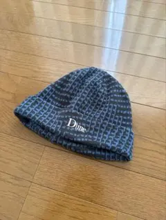 Dime ニット帽 ビーニー ブラック グレー リブ編み - メルカリ