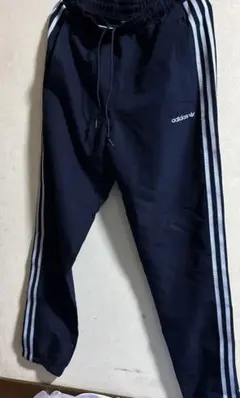 adidas トレーニングパンツ ネイビー 3本ライン Oサイズ 新品未使用
