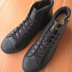 良品コンバース　オールスター スニーカー　サイドジップ レザー　25.5