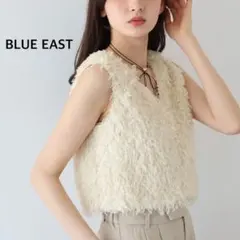 【美品】BLUEEAST フェザーフリンジベストのサムネイル