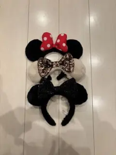 ディズニー カチューシャ 3点セット ミニーちゃん