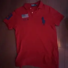 Polo by Ralph Lauren 赤 ポロシャツ S