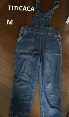美品】TITICACA チチカカ デニム オーバーオール サロペット Mサイズ