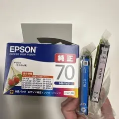 EPSON 純正インクカートリッジ IC6CL70L 4色セット - メルカリ