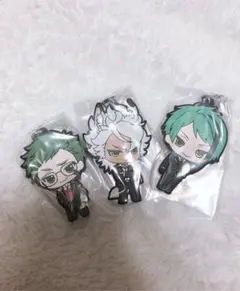 ツイステ ラバマス2 ラバスト ラバーキーホルダー ジェイド ジャック トレイ