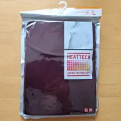 ユニクロ ヒートテック UネックT(八分袖) Lサイズ WOMEN
