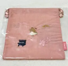 新品未使用♡familiar × Chacott 　コラボ　巾着ポーチ familiar Chacott コラボ 巾着 ポーチ ピンク - メルカリ