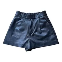 ZARAハイウエストショートパンツ ブラック