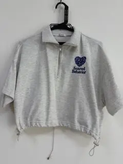 INGNI ハーフジップ 半袖スウェット