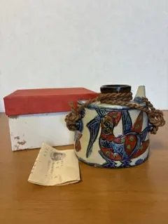 ヴィンテージ》沖縄 酒器 抱瓶（ダチビン） 菊印 新垣製陶所 - メルカリ