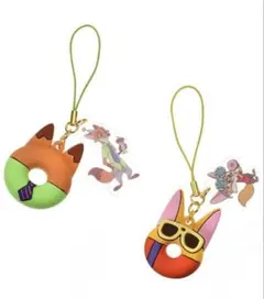 ディズニーストア　ズートピア シークレットストラップ　2点