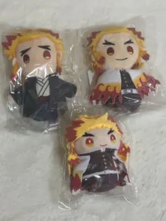 鬼滅の刃 煉獄杏寿郎 煉獄千寿郎 まめめいと ぽてっとますこっと 3体セット