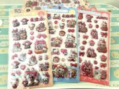 ラブブ キティ ロッツォ ボンボンドロップ シールセット 3枚