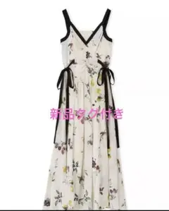 FRAY I.D フルーツプリントサイドリボンキャミワンピース／ウォッシャブル