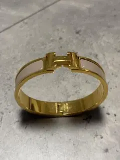 エルメスHERMES バングル エナメルブレスレット 《クリックH》美品 
