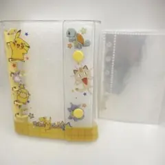 ピカチュウ ポケモンA7 シール帳 シールバインダー リフィル付 クリアカバー①