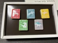 東京オリンピックJAL限定ピンバッジ(未使用)(非売品)(おまけ付き