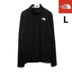 US限定 ノースフェイス 防臭加工 ストレッチ 1/4ジップ 長袖シャツ L 黒