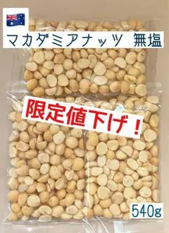 マカダミアナッツ 無塩 540gのサムネイル