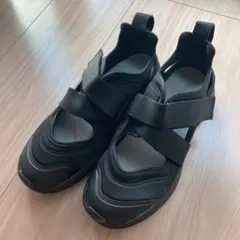 【S】無印良品 ブラック スニーカーサンダル　24.0cmのサムネイル