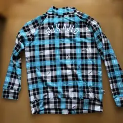 MIKANO ジップアップジャケット ネルシャツ風 チェック柄