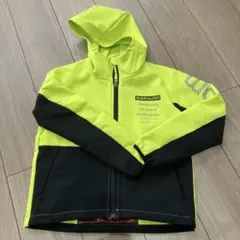 GIRAUDM フード付きジャケット 蛍光イエロー/黒