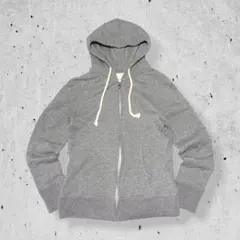 日本製Ray Beamsレイビームスジップアップパーカーグレーコットン裏パイルSのサムネイル