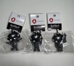 PVCマスコット（ブラック）　ミャクミャクA B Cの3種類　黒ミャクミャク