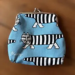 猫柄がま口財布