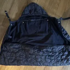 ネイビー キルティング フード付きカバー