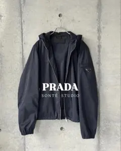 【着画あり】PRADA ナイロンジャケット ダークネイビー