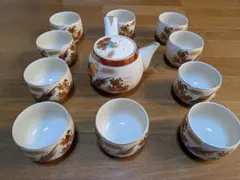 九谷焼 日本茶セット 急須 湯呑み 11点セット