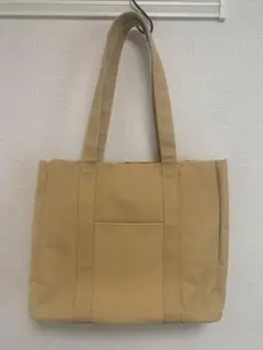 【極美品】THE SHOP TKトートバッグメンズ　ベージュ　キャンバス　大容量