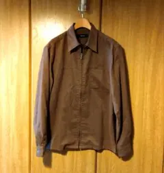 COMME CA ISM ブラウン ジップアップ Mサイズ