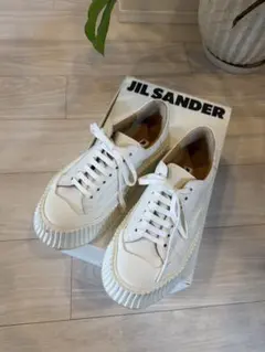 JIL SANDER プラットフォームスニーカー35 白のサムネイル